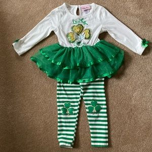 St Patrick’s  Day Little Lass outfit